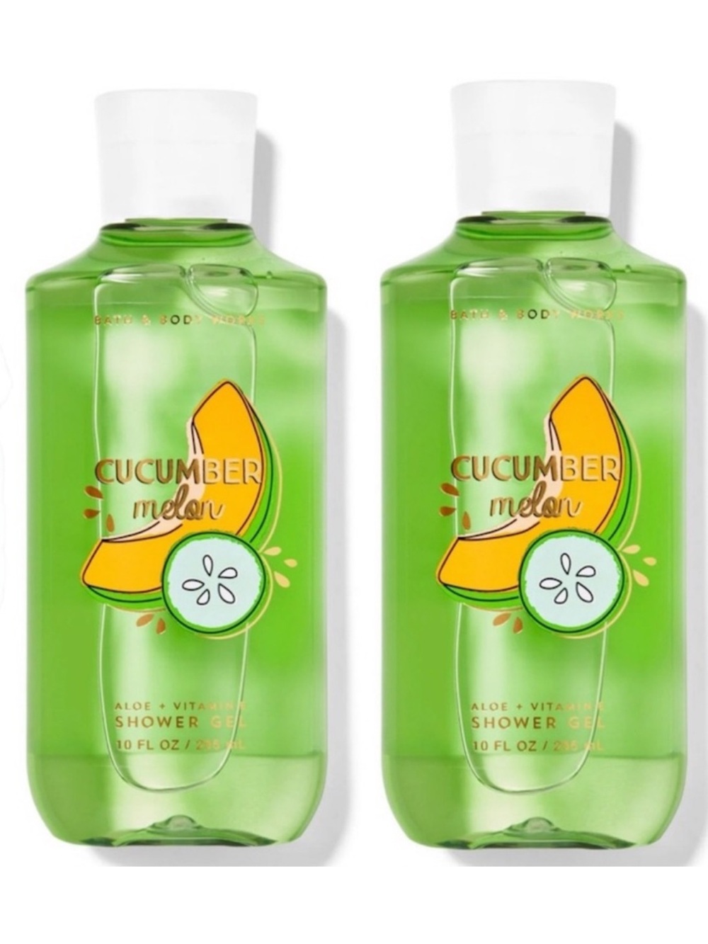 Bath & Body Works Cucumber Melon Shower Gel 2 Bottles